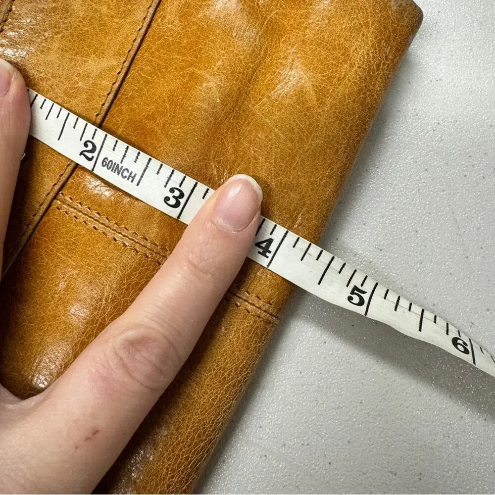 Lodis Tan Leather Crossbody Mini Handbag Purse Bag Womens Magnetic Closure